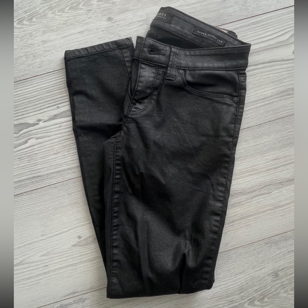 GUESS Power Skinny Low Rise Jean